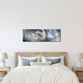 Obraz - Statek widmo (z zegarem) (90x30 cm)
