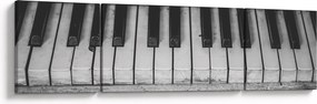 Obraz starego fortepianu (170x50 cm)