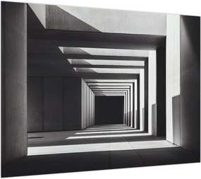 Obraz - Kwadratowy tunel (70x50 cm)