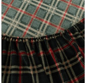 PrzytulneMieszkanie.pl Prześcieradło z mikropluszu GLENMOORE 160x200 cm zielone