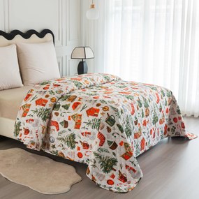 Narzuta na łóżko FESTIVE MAGIC, kolorowy Rozmiar: 170 x 210 cm