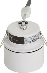 Nowoczesne oczko wpuszczane białe GU10 50mm - Echo