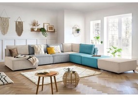 Sztruksowy narożnik (w kształcie litery U/strona zmienna) Nihad modular – Bobochic Paris