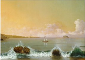 Obraz - Martin Johnson Heade, Rio de Janeiro Bay, reprodukcje (70x50 cm)