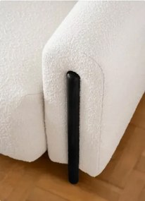 Sofa Arcadova biała/czarny z funkcją spania ELTAP