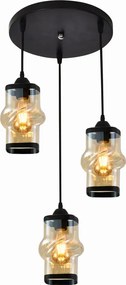 Nieregularna lampa wisząca w stylu glamour - F9-A59