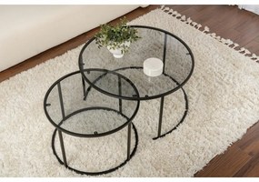 Zestaw stolików konferencyjnych Tokyo Black, 2 szt.