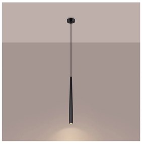 Czarna lampa wisząca ø 8 cm Bliss – Nice Lamps