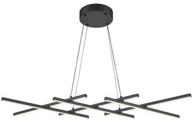 Maytoni MOD244PL-L50BK - LED żyrandol na lince HALO LED/40W/230V czarny