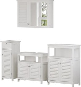 Zestaw mebli łazienkowych biały 60x30x60 riad