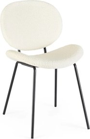 Białe tapicerowane krzesło Maddie – Yes Everyday