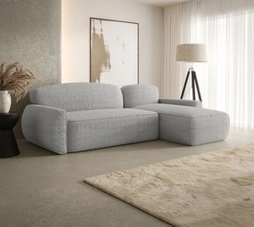 Jasnoszary narożnik rozkładany z pojemnikiem W7-H62