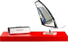 Półka ścienna STILISTA Volato mat czerwona,110 cm