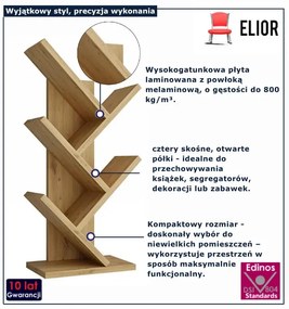 Regał drzewko na książki dąb artisan E8-H60