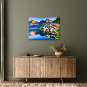 Obraz - Wieś alpejska (70x50 cm)