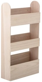 Naturalny dziecięcy regał ścienny z litego drewna paulowni 38x70 cm Moris – Bloomingville Mini