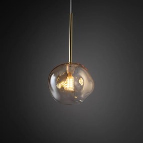 BRILAGI - Lampa wisząca na linku VULCANO 1xG9/8W/230V śr. 15 cm złota/dymny beż