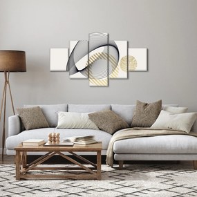 Obraz - Kształty geometryczne N⁰3 (125x70 cm)