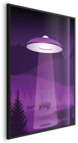 Plakat Ufo 21x30 cm z ramą czarną bez marginesu ARTGEIST B