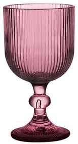 Altom Szklanki na nóżce Selena Purple, 370 ml, zestaw 6 szt.