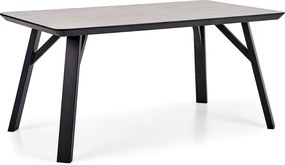 Stół HALIFAX 160x90 beton/czarny