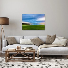 Obraz na szkle - łąka (70x50 cm)