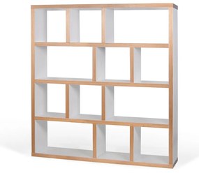 Biało-naturalny regał 150x159 cm Berlin – TemaHome