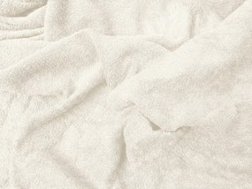 PrzytulneMieszkanie.pl Frotte prześcieradło EXCLUSIVE jasnokremowe 180 x 200 cm