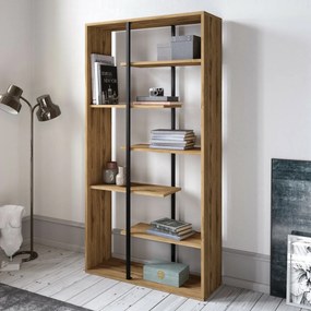 Biblioteczka Presto Black and Walnut