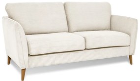 Biała sztruksowa sofa 170 cm Paris – Scandic