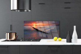 Panel Szklany do Kuchni Piaszczysty Brzeg Bałtyku