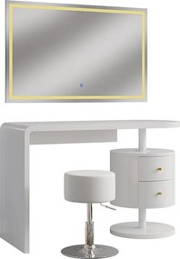 Stół do toalety biały 120x50x76 lara