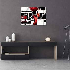 Obraz obrazu starożytnej damy (70x50 cm)