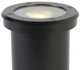Zewnetrzna Inteligentny zewnętrzny reflektor do zabudowy czarny regulowany w tym Wi-Fi GU10 - Delux Nowoczesny Oswietlenie zewnetrzne
