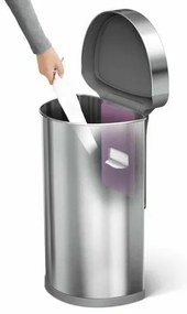 Bezdotykowy kosz na śmieci Simplehuman, 45 l