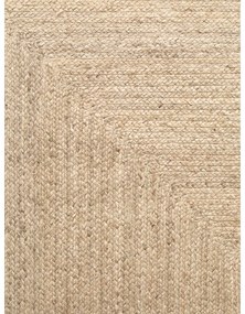 Dywan z juty dwustronny/tkany ręcznie w jasnym naturalnym kolorze 60x90 cm Sharmila Natural White – Hanse Home