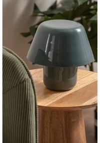 Ciemnoniebieska lampa stołowa (wysokość 19 cm) Afan – Leitmotiv