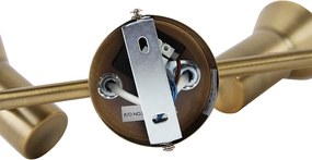 Sufitowy reflektor brązowy obrotowy i pochylany - Karin 2