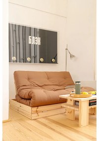 Brązowa rozkładana sofa 145 cm Flip – Karup Design
