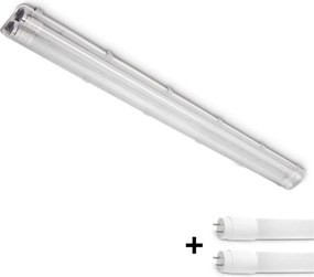 Brilagi - LED Tech. oprawa świetlówkowa OPTIMA T8 2x G13/18W/230V 6500K IP65 128 cm