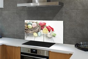 Panel nad Blat Kuchenny Jajka Wielkanocne i Tulipany