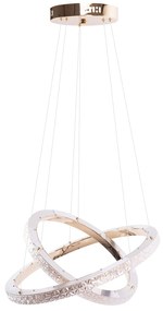 LAMPA WISZĄCA LED MS012-CP Różowe Złoto