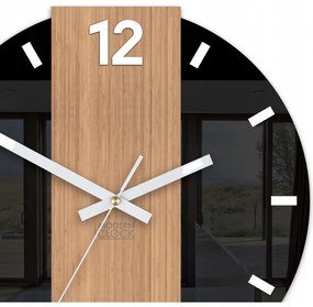 Zegar ścienny nowoczesny z cichym mechanizmem do salonu sypialni okrągły