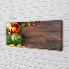 Duży obraz na płótnie Kompozycja Arbuza i Pomidorków