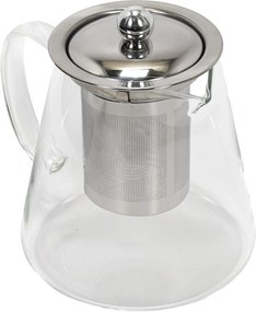 Czajnik z zaparzaczem, szklany i przezroczysty dzbanuszek, pojemny zaparzacz na herbatę.