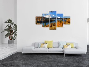 Obraz - Jesień w Alpach (125x70 cm)