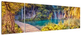 Obraz - Jeziora Plitwickie, Chorwacja (170x50 cm)