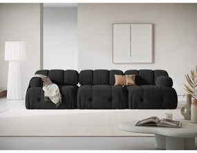 Czarna sofa 288 cm Ferento – Cosmopolitan Design