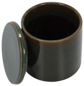 Pojemnik na waciki GREEN HARMONY, Ø 10 cm, ceramika