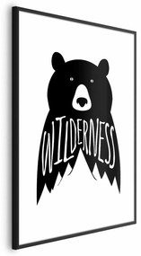 Plakat Wilderness 29,7x42 cm z ramą czarną z marginesem ARTGEIST B